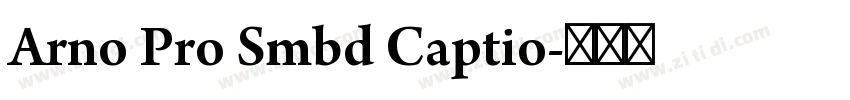 Arno Pro Smbd Captio字体转换